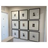 9PC FRAMED PRINTS