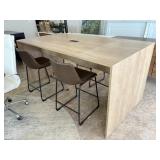 5PC OFFICE TABLE W/STOOLS