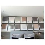 14PC FRAMED PRINTS