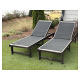 2PC OUTDOOR LOUNGE CHAIRS