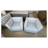 2PC SWIVEL ARMCHAIRS