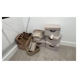 ASSORTED STORAGE ITEMS