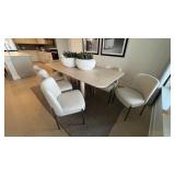 9PC TABLE & CHAIRS