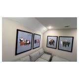 4PC FRAMED PRINTS