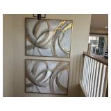 2PC LARGE FRAME CANVASES