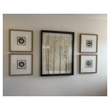 4PC FRAMED PRINTS