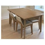 5PC DINING TABLE AND CHAIRS