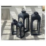 4PC OUTDOOR LANTERNS