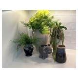 5PC ASSORTED VASES