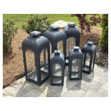 6PC OUTDOOR LANTERNS