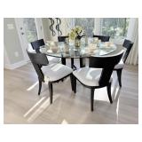 7PC DINING TABLE & CHAIRS