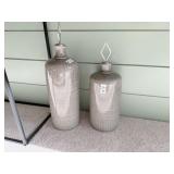 2PC DECORATIVE BOTTLES