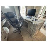 2PC DESK & OFFICE CHAIR