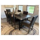 7PC DINING TABLE & CHAIRS