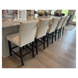5PC COUNTER STOOLS