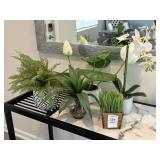 5PC FAUX PLANTS