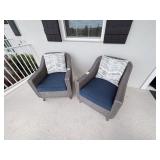 2PC OUTDOOR ARMCHAIRS