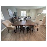 7PC DINING TABLE & CHAIRS