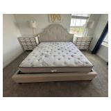 2PC KING BED & MATTRESS
