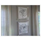 2PC WALL ART