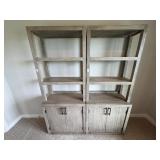 2PC SHELVING UNITS