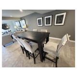 7PC COUNTERTOP TABLE & CHAIRS