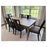 7PC DINING TABLE & CHAIRS