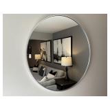 LARGE FRAMED WALL MIRROR