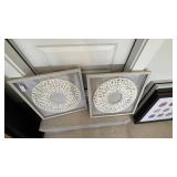 2PC FRAMED WALL ART