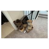 11PC ASSORTED STORAGE ITEMS