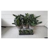 4PC OUTDOOR ASSORTED FAUX PLANTS