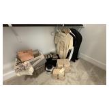 ASSORTED CLOSET ITEMS