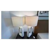 2PC TABLE LAMPS