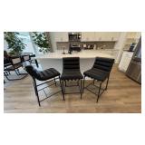 3PC COUNTER STOOLS