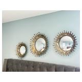 3PC WALL MIRRORS