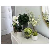 6PC FAUX PLANTS