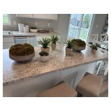 7PC FAUX SUCCULENTS