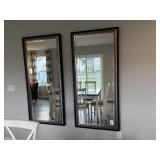 2PC LARGE WALL MIRROR