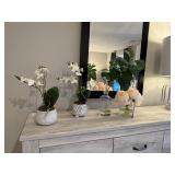 4PC FAUX FLORAL GREENERY