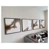 4PC FRAMED WALL ART