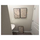 3PC FRAMED CANVASES