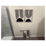 3PC FRAMED CANVASES