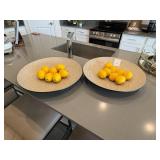 2PC DECORATIVE PLATES