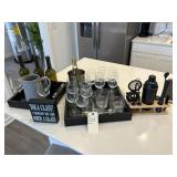 ASSORTED BAR ITEMS