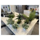 8PC FAUX GREENERY
