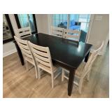 7PC DINING TABLE & CHAIRS