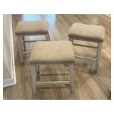 3PC COUNTER STOOLS