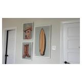 4PC ASSORTED WALL ART