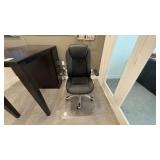 2PC SWIVEL CHAIR & FLOOR MAT