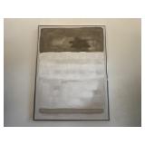 LARGE FRAMED CANVAS